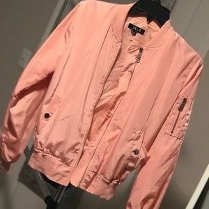 Pink bomber jacket 💕